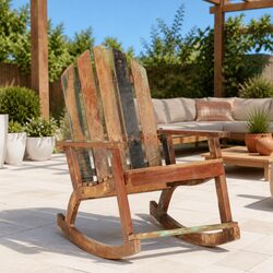 Charming and Reliable Solid Wood Rocking Chair