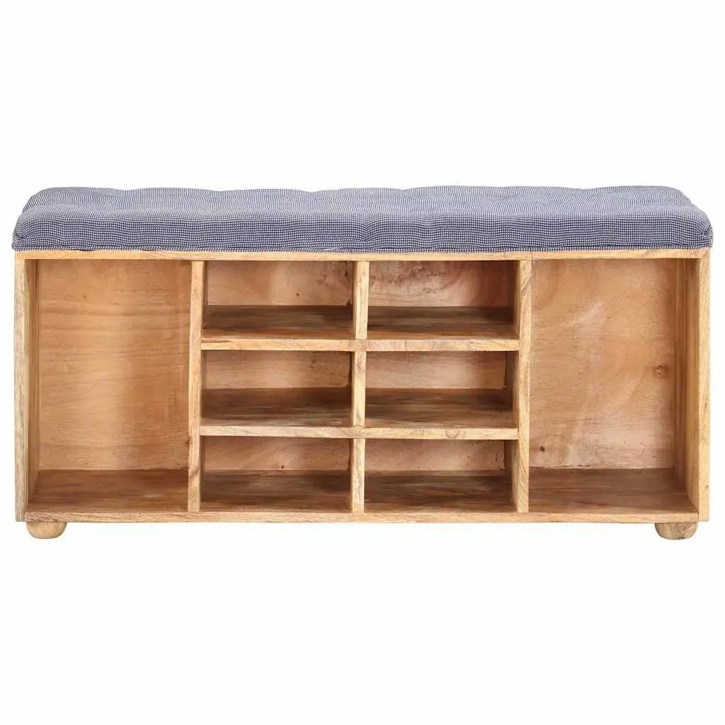 Storage Bench Entryway Organised 100 x 35 x 47 cm Brown