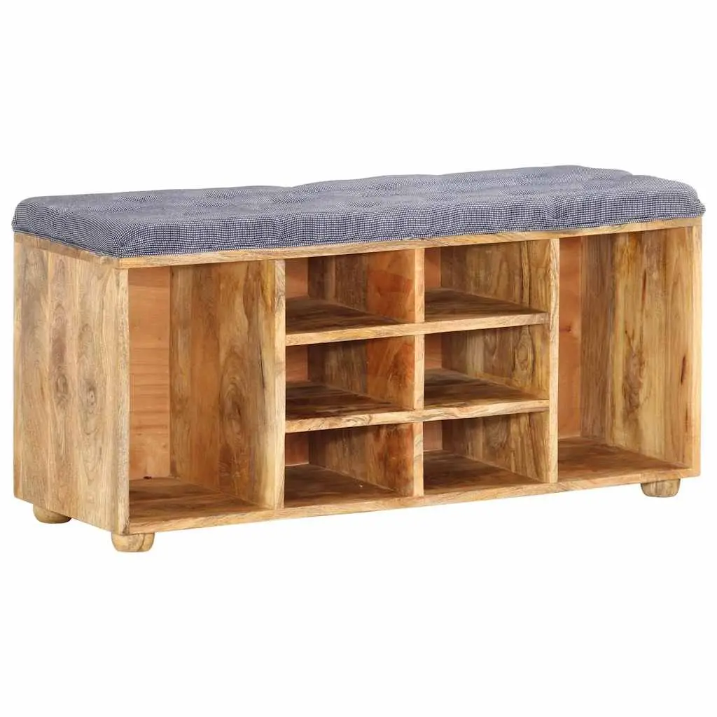 Storage Bench Entryway Organised 100 x 35 x 47 cm Brown
