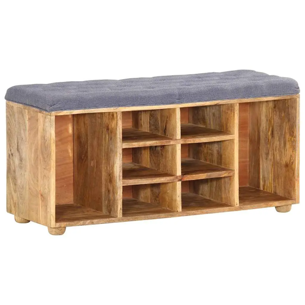Storage Bench Entryway Organised 100 x 35 x 47 cm Brown