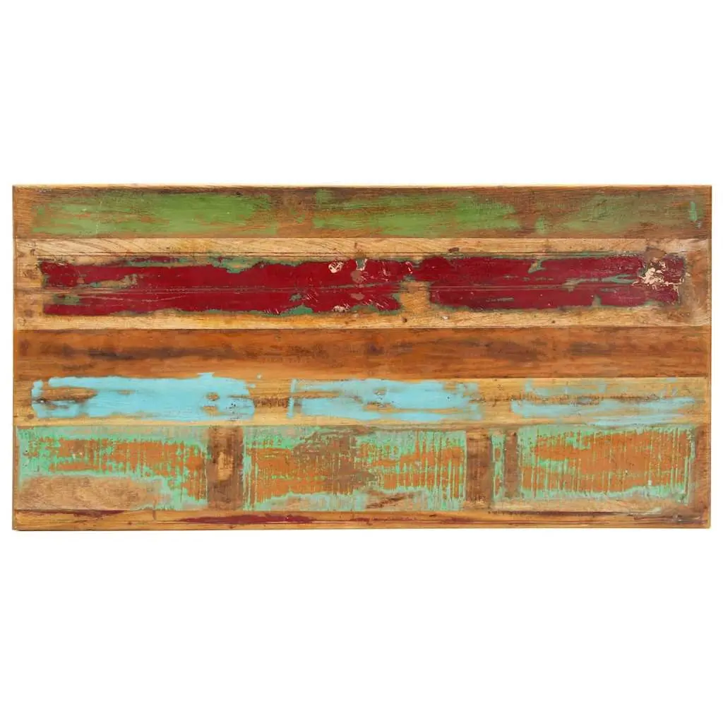 Dining Table Antique Solid Reclaimed Wood Kitchen Room 140x70x76cm Multicolour