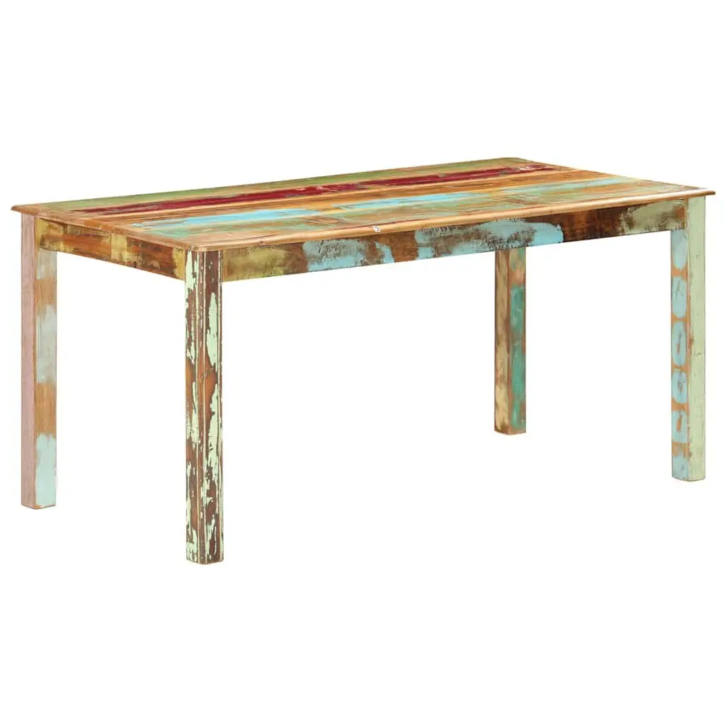 Reclaimed Wood Dining Table with Unique Style