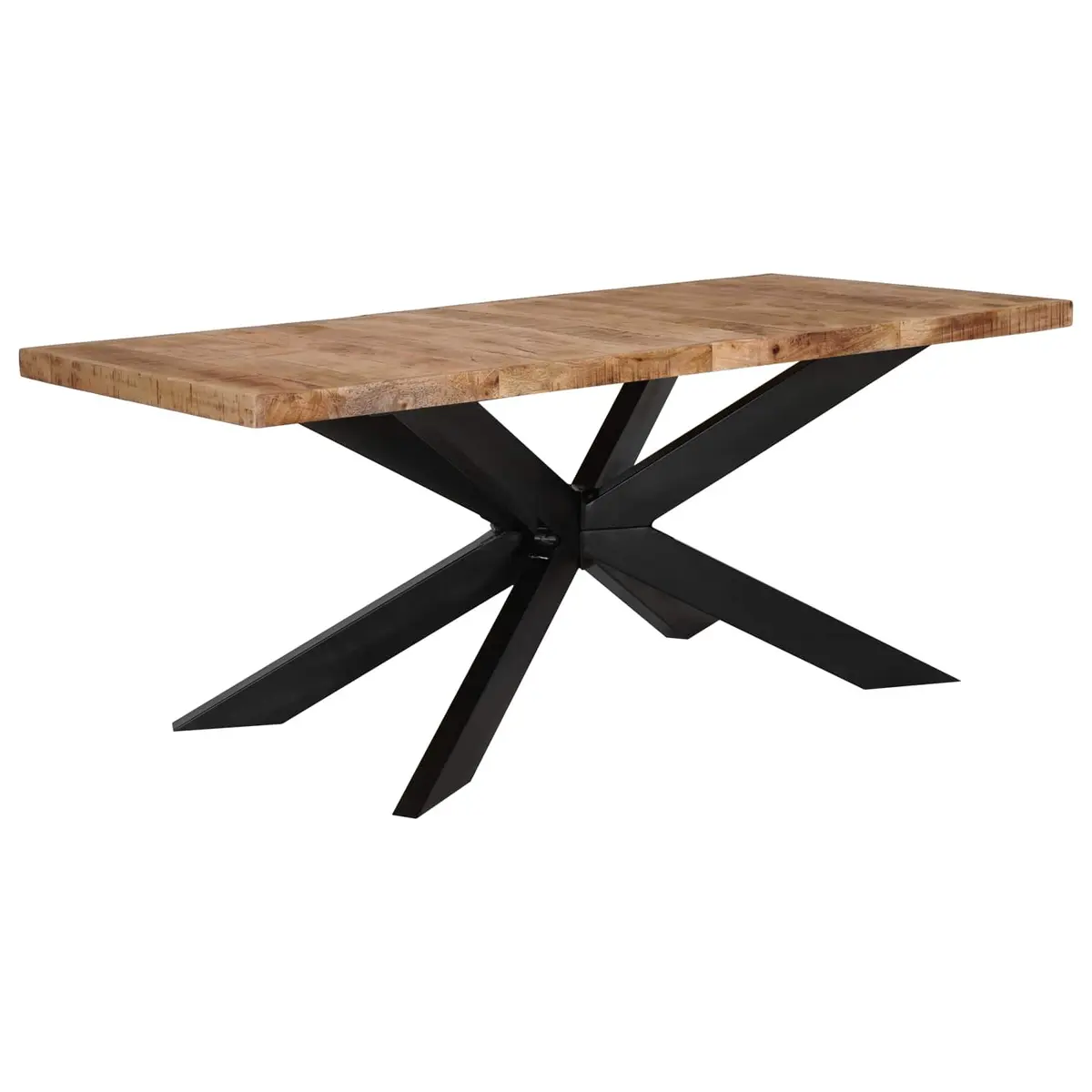 Dining Table 180x90x76cm in Rough Mango Wood