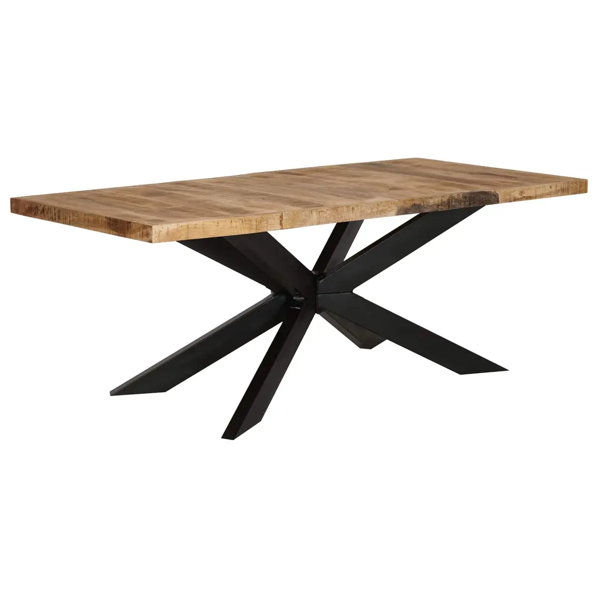 Dining Table 180x90x76cm in Rough Mango Wood