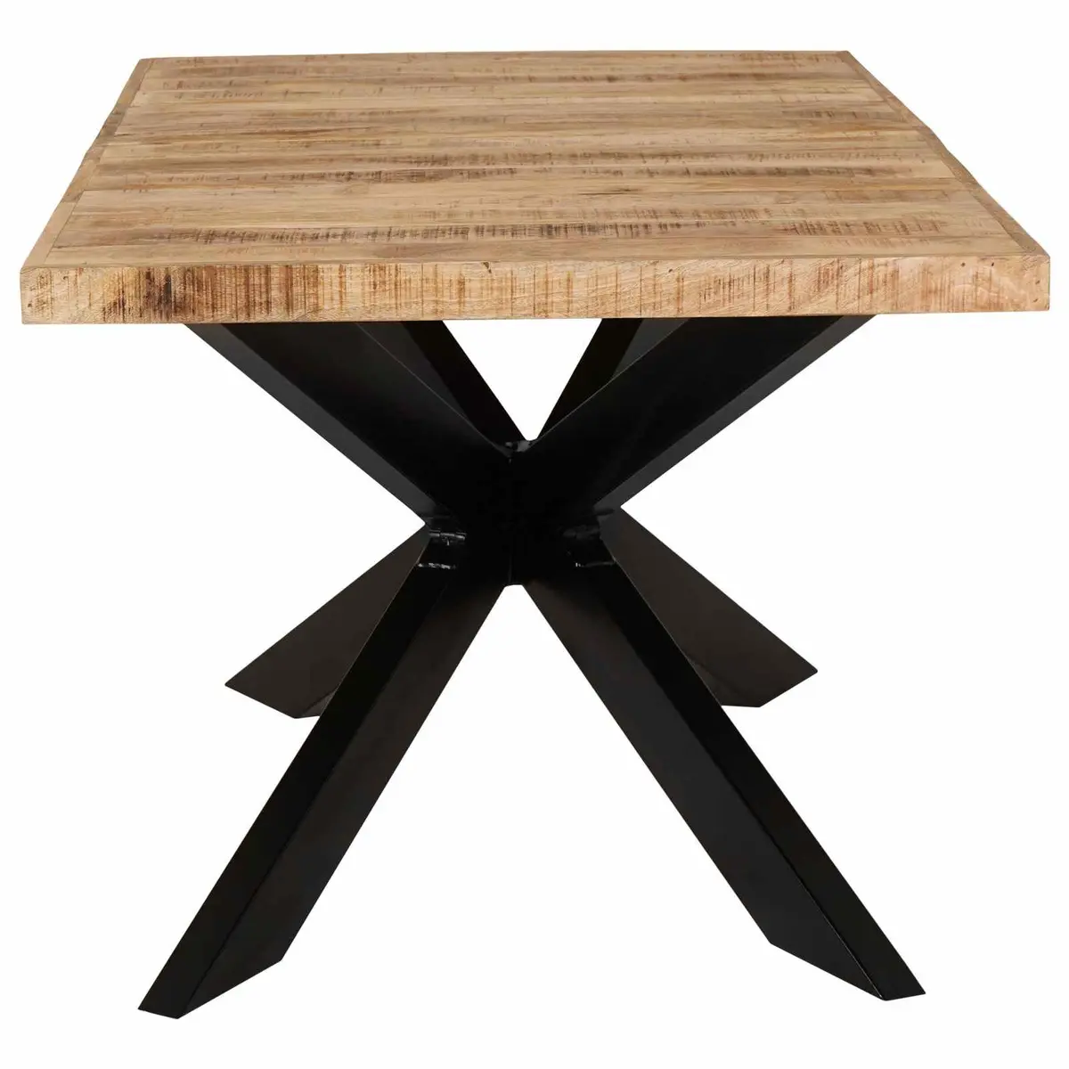Dining Table 180x90x76cm in Rough Mango Wood