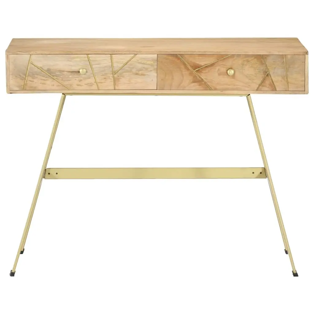 Writing Desk 100x55x75cm in Solid Wood