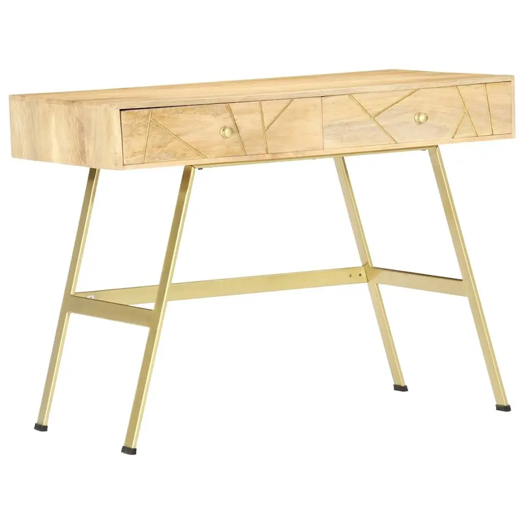 Writing Desk 100x55x75cm in Solid Wood
