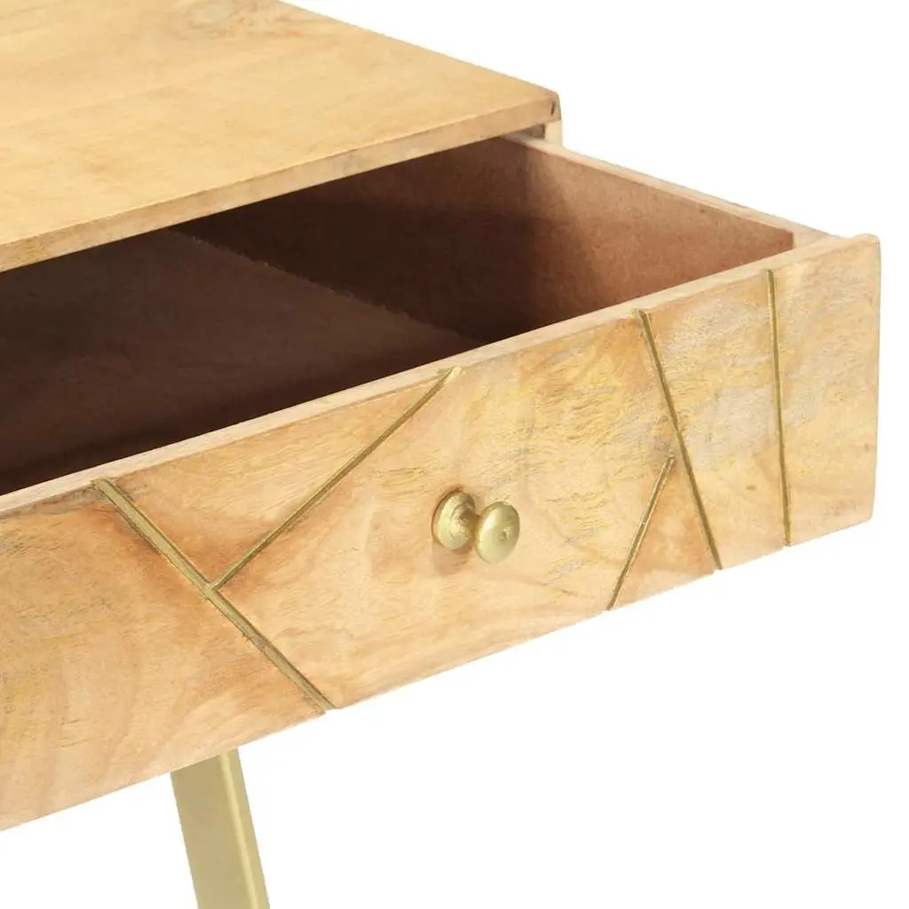Writing Desk 100x55x75cm in Solid Wood