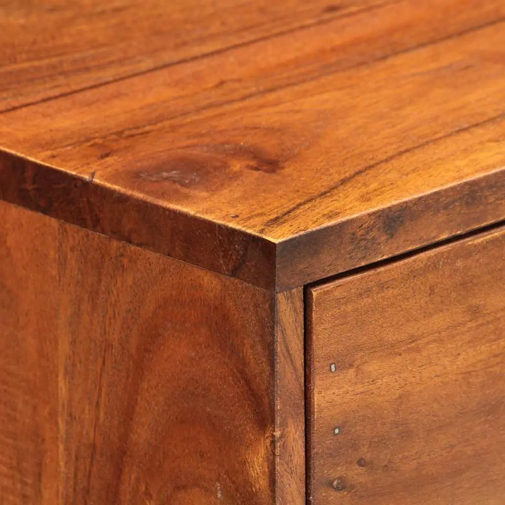 Wooden Console Table Sideboard Storage 100x35x76 cm Brown