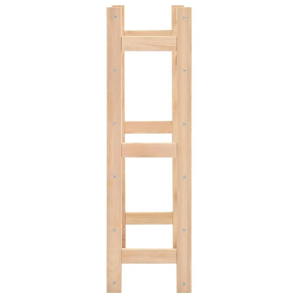 Wine Rack Solid Wood Storage Display Cabinet Holder for 30 Bottles Beige