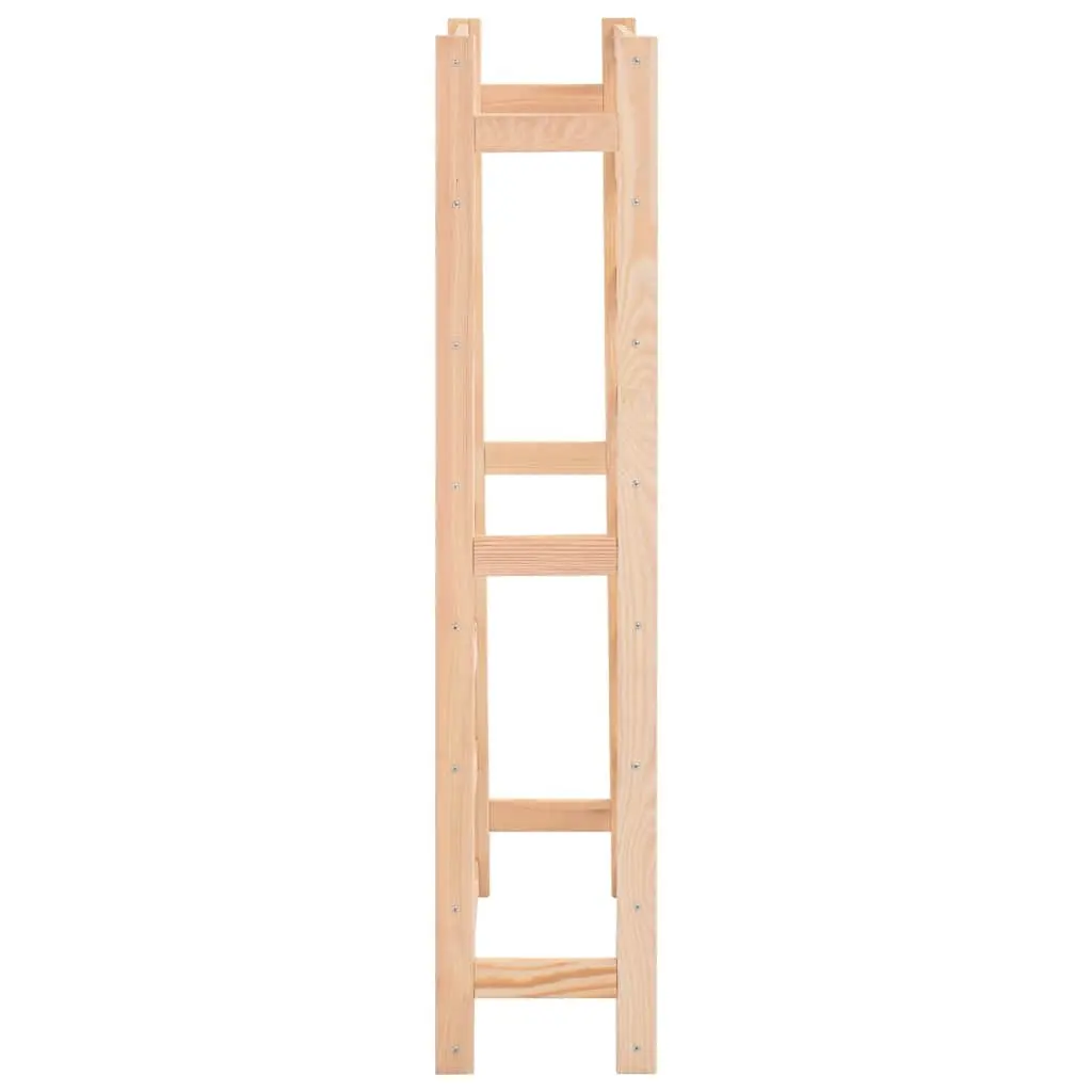 Solid Wood Wine Rack Storage Cabinet Holder Beige for 56 Bottles Display