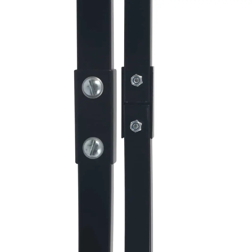 Firewood Rack Log Holder Storage Tall Black Steel Fireplace Accessories