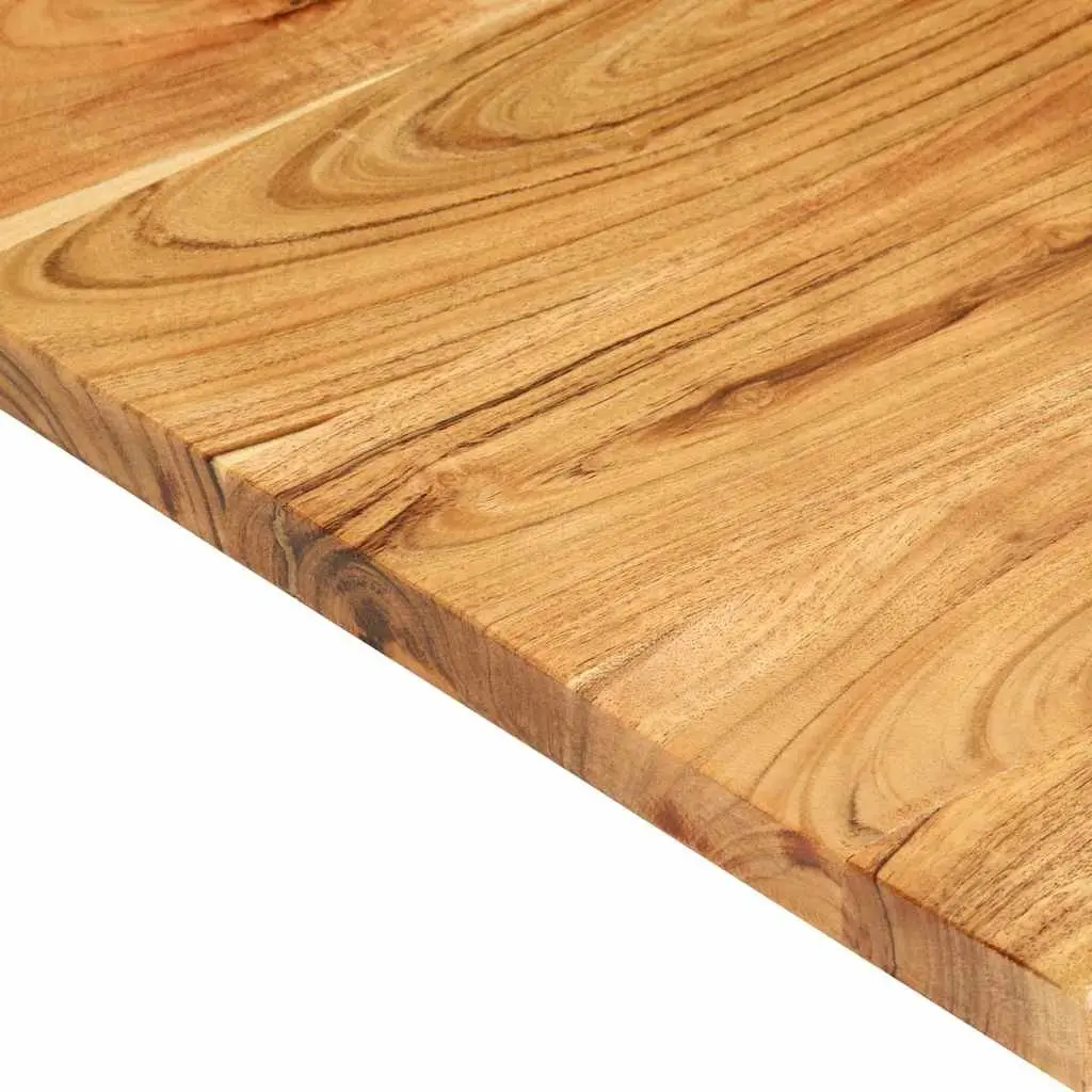 Bathroom Vanity Top Solid Acacia Wood Countertop Rustic Sink Worktop 80x52cm