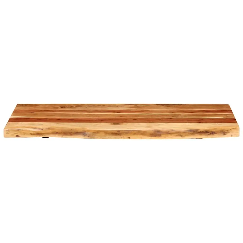 Bathroom Vanity Top Solid Acacia Wood Countertop Sink Cabinet Rustic Edge