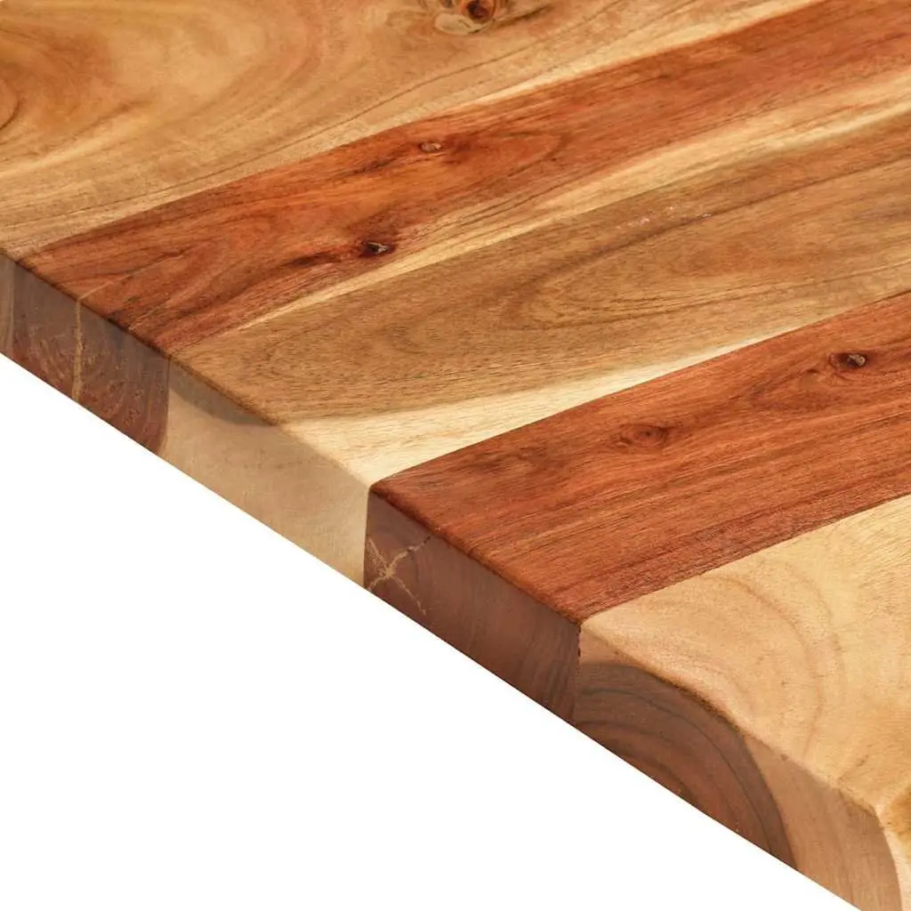 Bathroom Vanity Top Solid Acacia Wood Countertop Sink Cabinet Rustic Edge