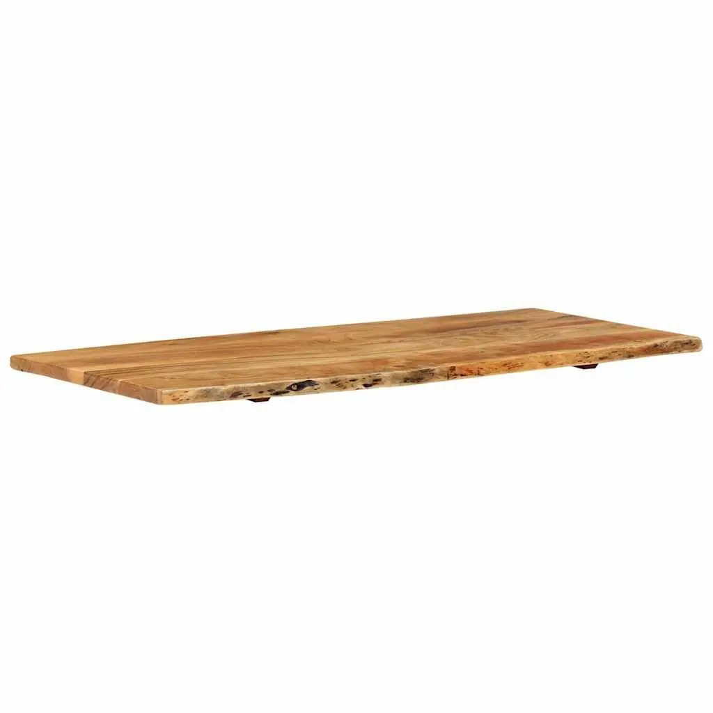 Bathroom Vanity Top Solid Acacia Wood Countertop Rustic Live Edge Worktop 114cm