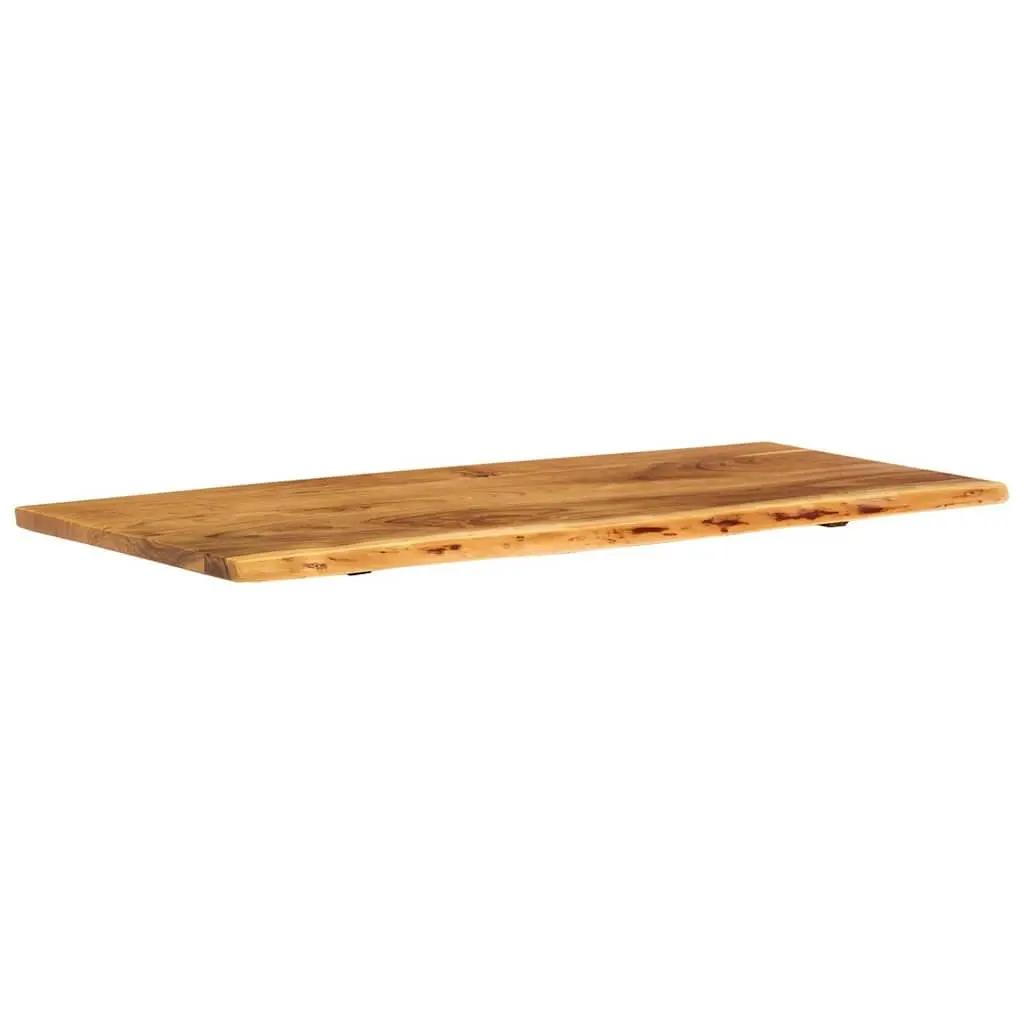 Bathroom Vanity Top Solid Acacia Wood Countertop Rustic Live Edge Worktop 114cm