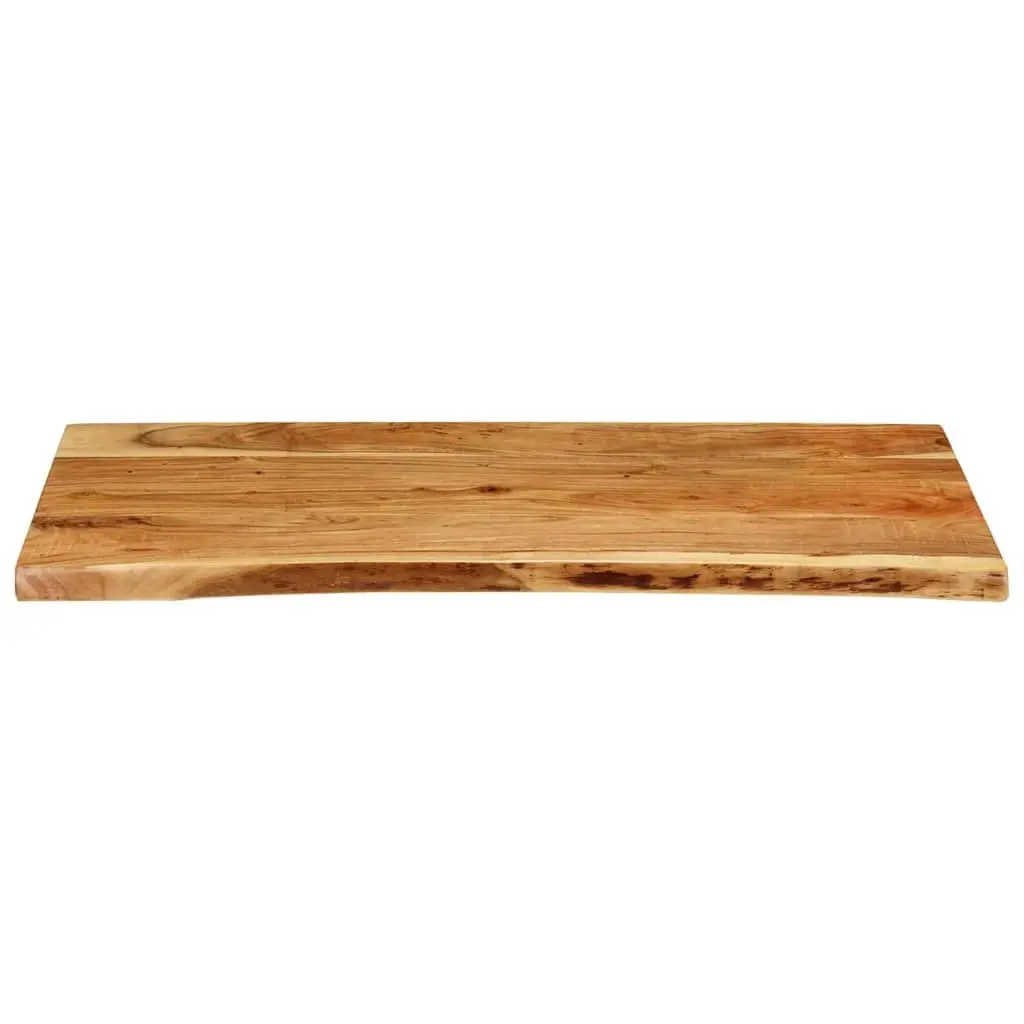 Bathroom Vanity Top Solid Acacia Wood Countertop 114x52x4 cm Rustic Worktop