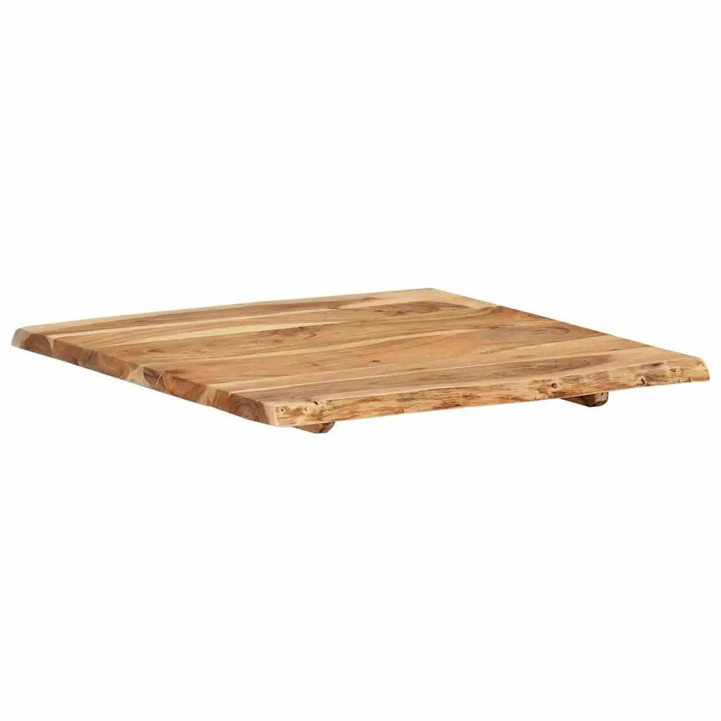 Solid Acacia Wood Table Top Live Edge Brown Kitchen Desk Coffee Table