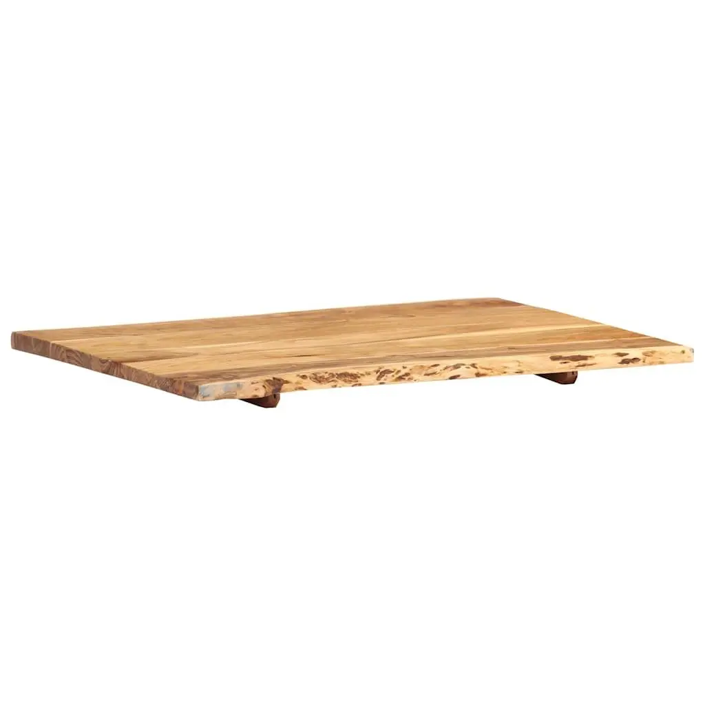 Solid Acacia Wood Table Top with Live Edge
