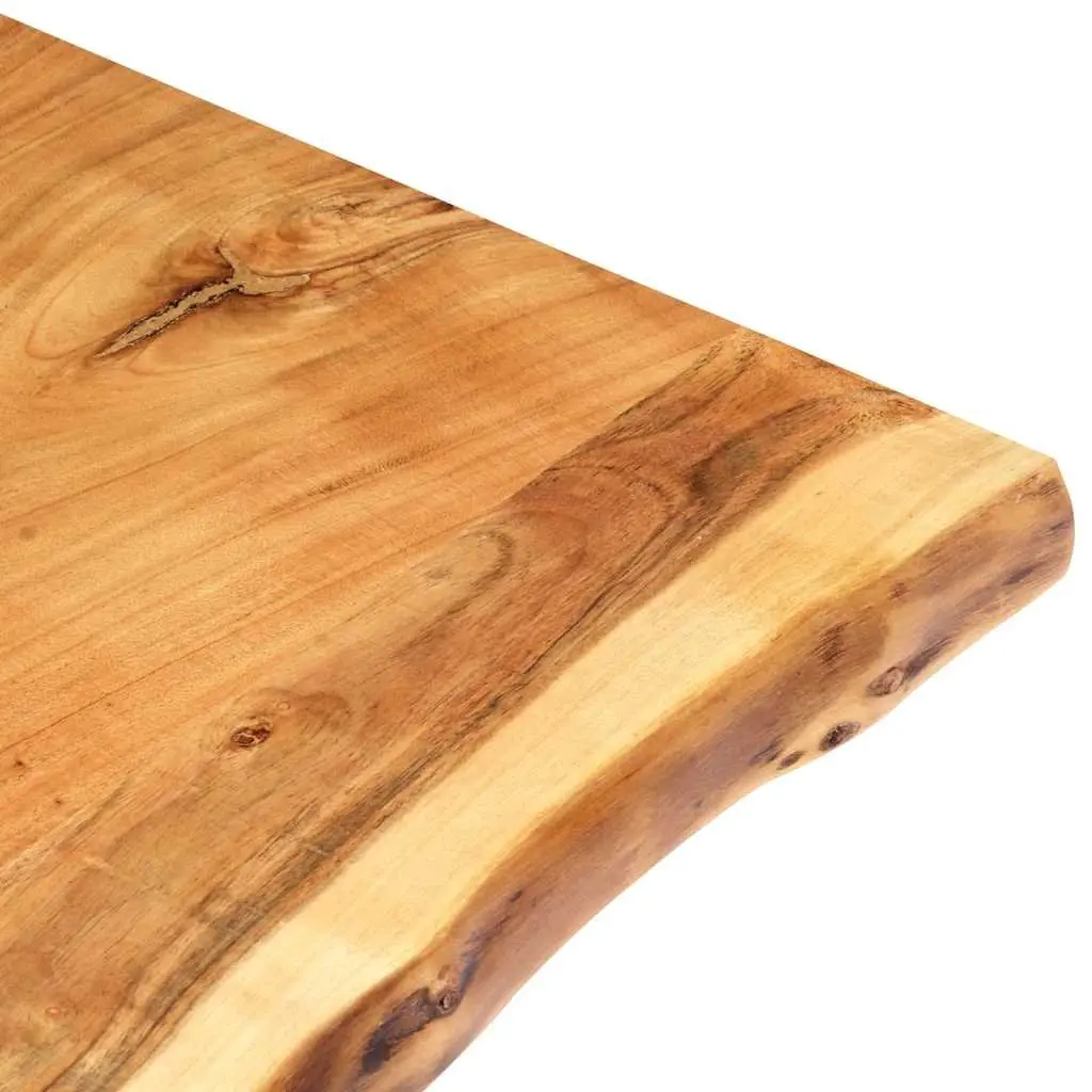 Solid Acacia Wood Table Top with Live Edge