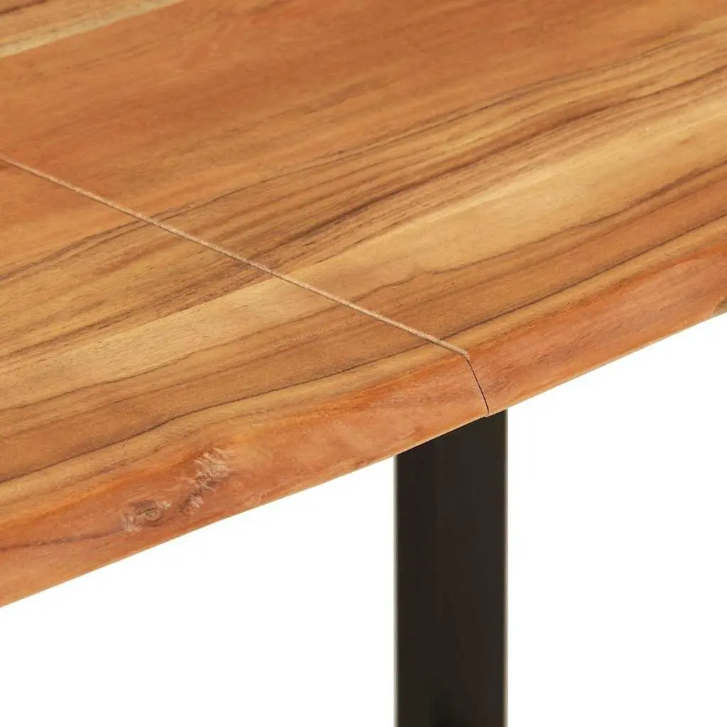 Dining Table 154x80x76 cm Kitchen Furniture Industrial Rustic Style Solid Wood