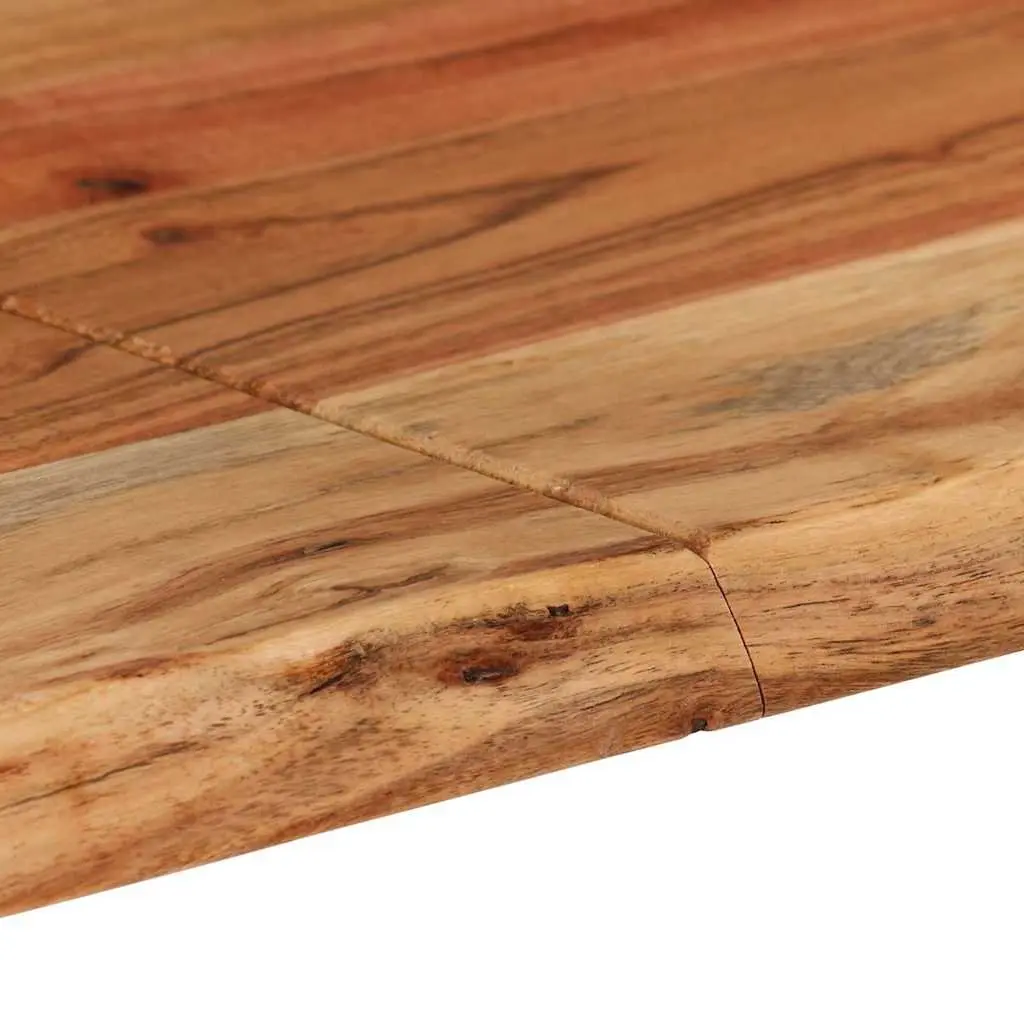 Dining Table Industrial Rustic 154x80x76cm Solid Acacia Wood Brown