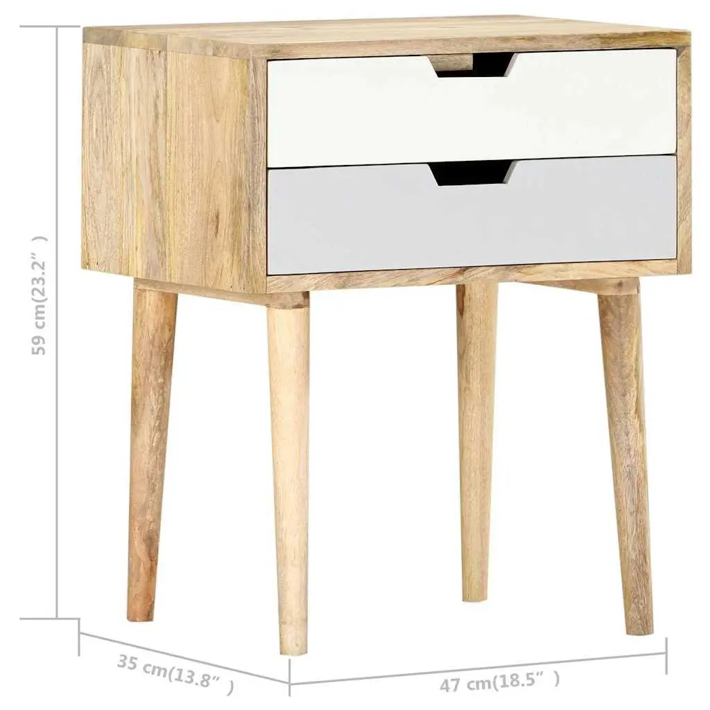 Mango Wood Bedside Cabinet