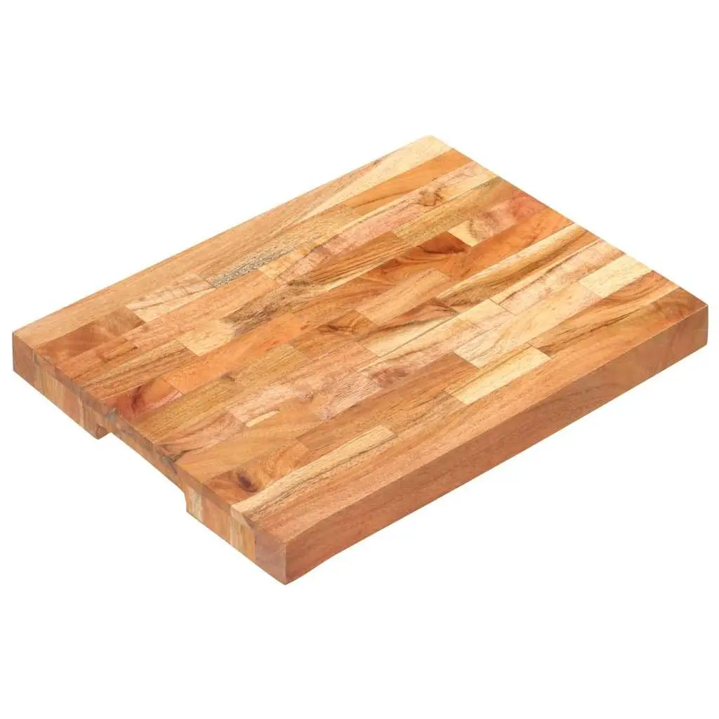 Chopping Board Kitchen Cutting Board 40x30x4 cm Solid Acacia Wood Brown