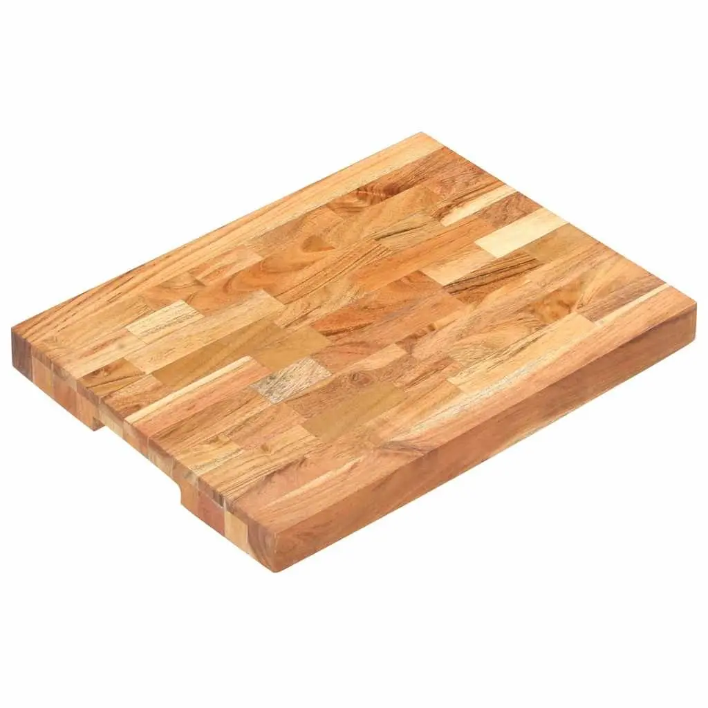 Chopping Board Kitchen Cutting Board 40x30x4 cm Solid Acacia Wood Brown