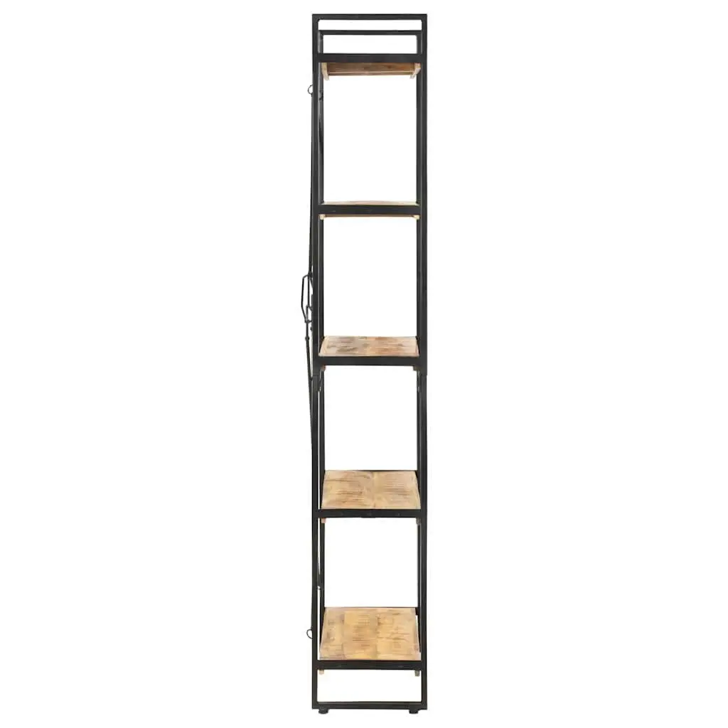 5-Tier Bookcase Made from Solid Mango Wood