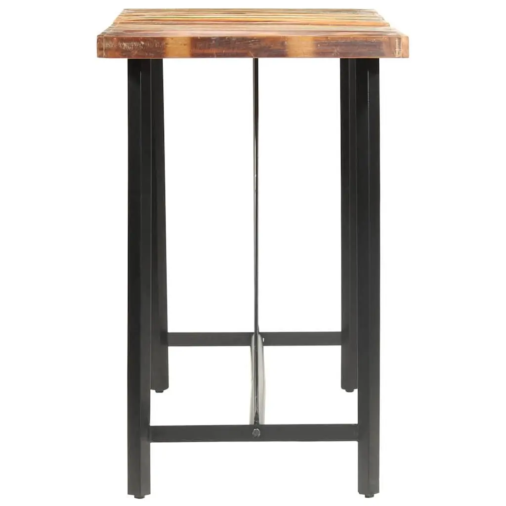 Bar Table Industrial Dining Kitchen 180x70x107 cm Brown Solid Reclaimed Wood