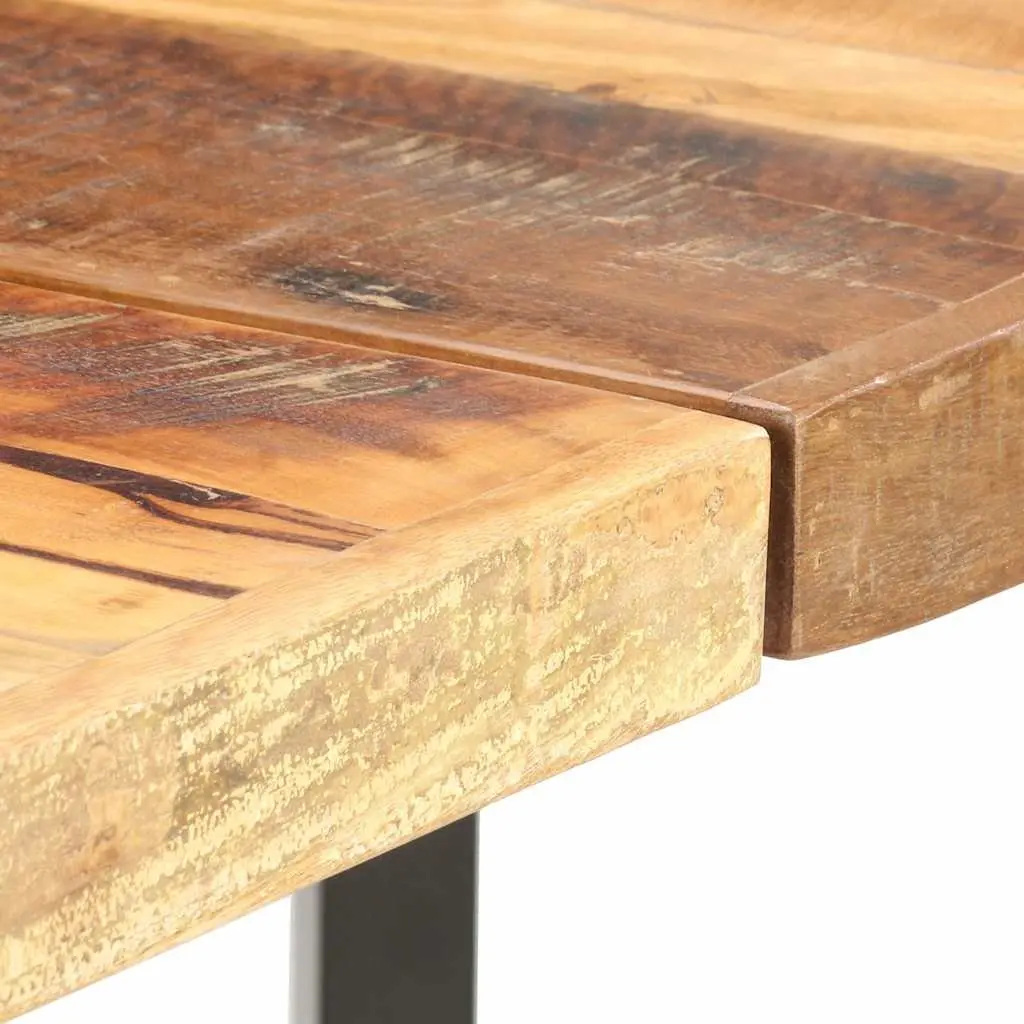 Bar Table Industrial Dining Kitchen 180x70x107 cm Brown Solid Reclaimed Wood