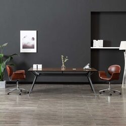 Reliable Brown Swivel Dining Chair for Every Space