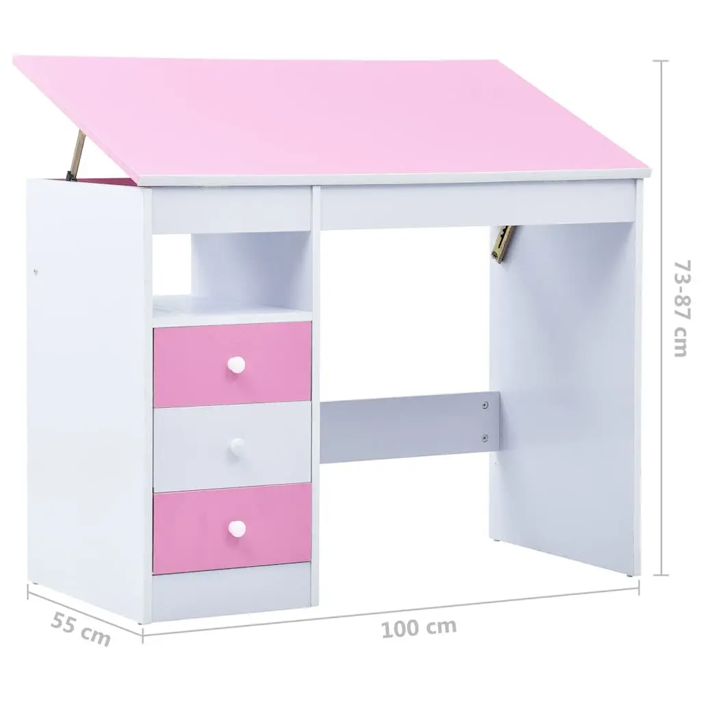 Children's Drawing Desk with Storage Solutions