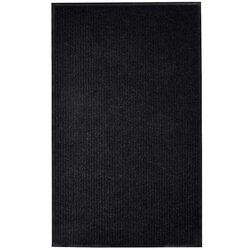 Reliable Black Door Mat 117x220 cm with Practical Features