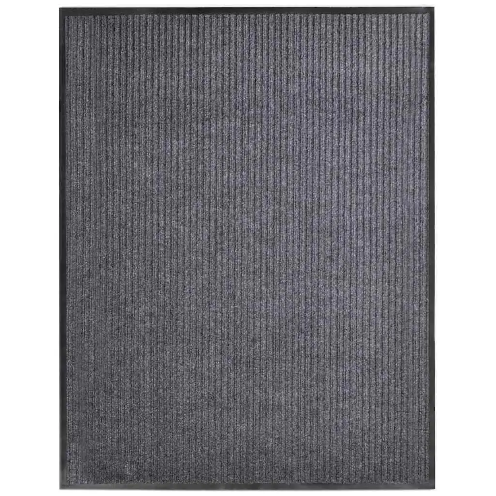 Grey Door Mat 117x220 cm with PVC Backing