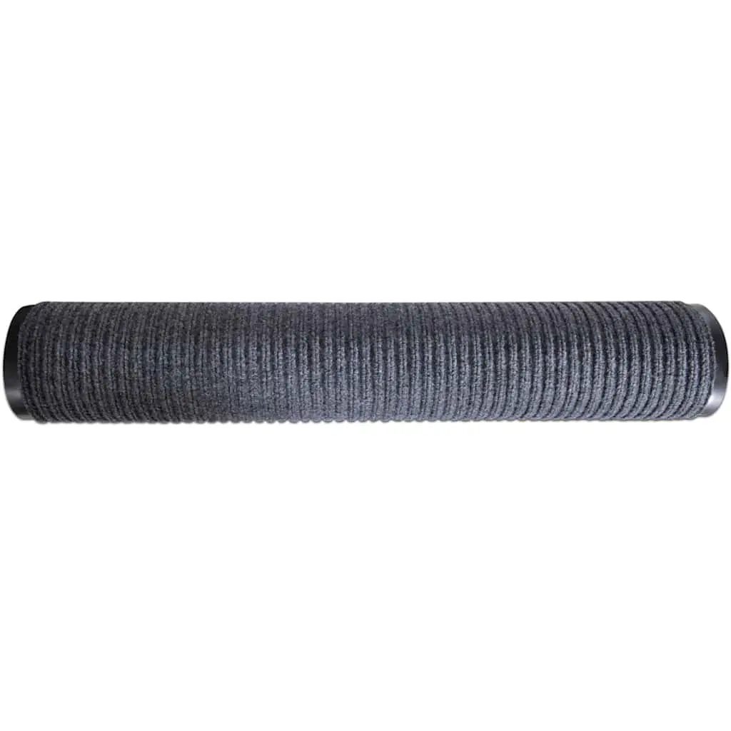 Door Mat Entrance Floor Protection 117x220 cm Grey Non-slip PVC Backing