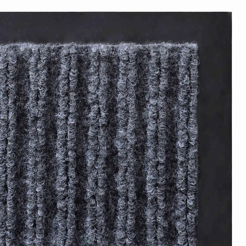 Door Mat Entrance Floor Protection 117x220 cm Grey Non-slip PVC Backing