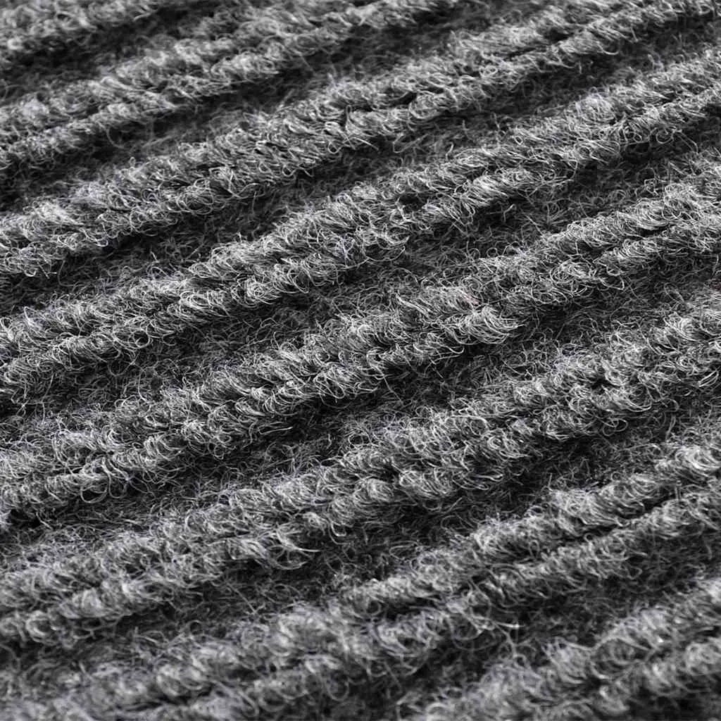 Door Mat Entrance Floor Protection 117x220 cm Grey Non-slip PVC Backing