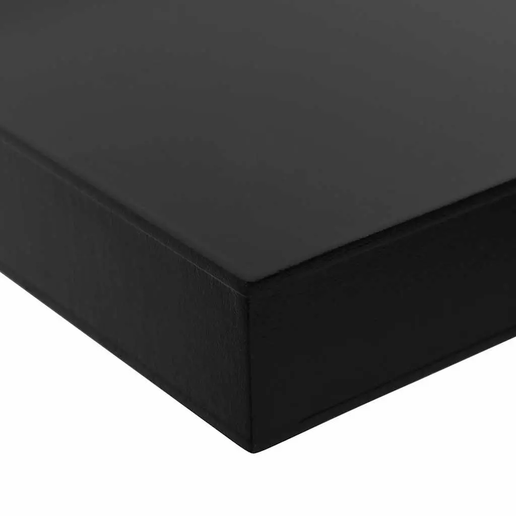 Floating Wall Shelves 2 pcs Black Display Storage Hanging Shelf Home Decor