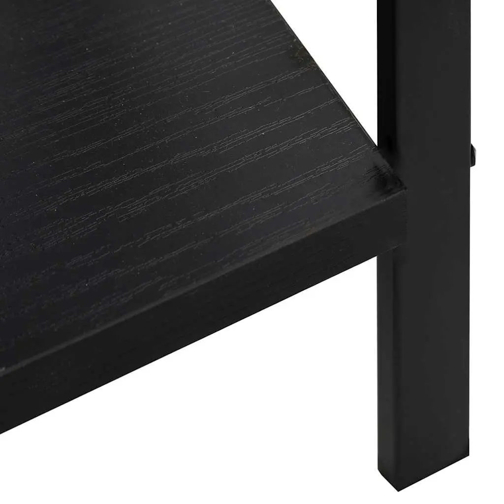 5-Layer Book Shelf Black Standing Cabinet Storage Display Rack Bookcase