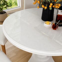 Reliable Clear PVC Round Table Protector for Your Home