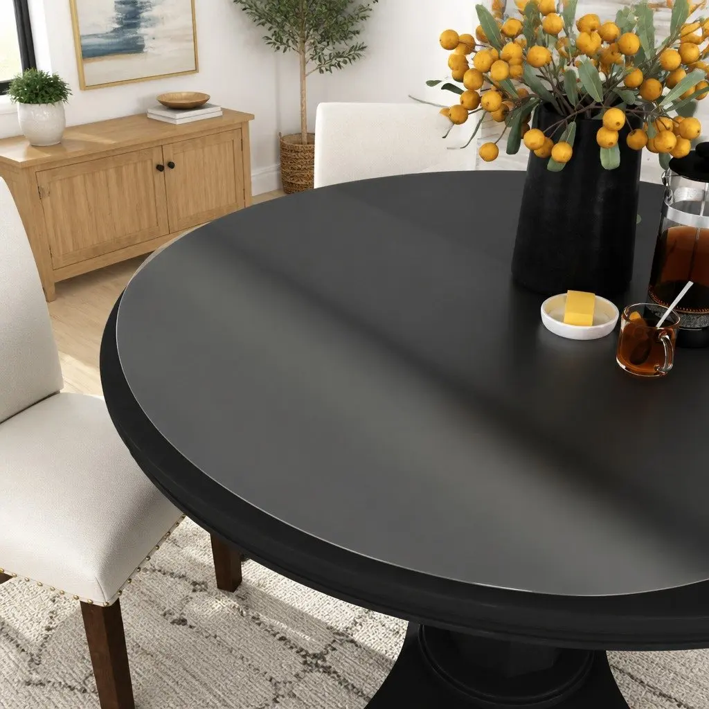 Protection with 100cm Round Table Protector