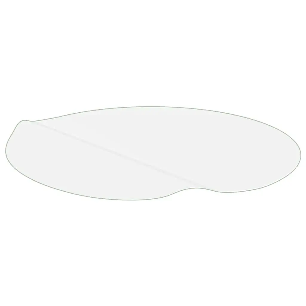 Round Table Protector Transparent PVC 120 cm Furniture Protection