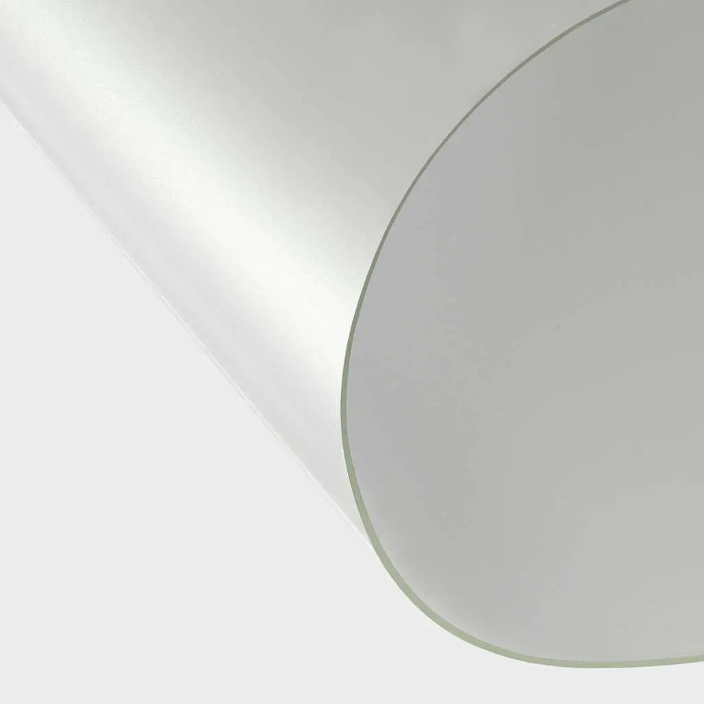 Transparent PVC Table Protector Mat Waterproof Rectangular 180x90cm Furniture Accessory