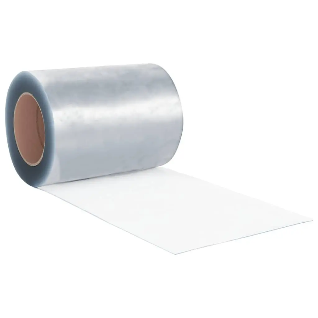 PVC Strip Curtain Roll Dust Protection 300mm Transparent 25m