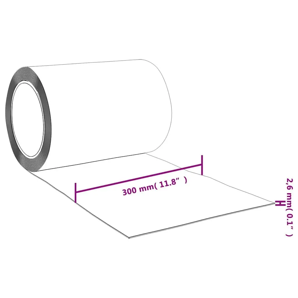 PVC Strip Curtain Roll Dust Protection 300mm Transparent 25m