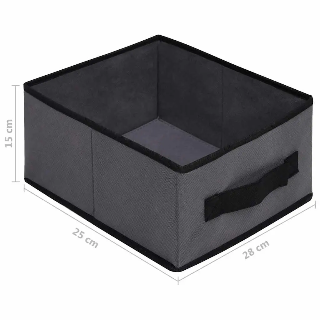Storage Cabinet 6 Drawers Grey Chest Organiser Bedroom Living Room