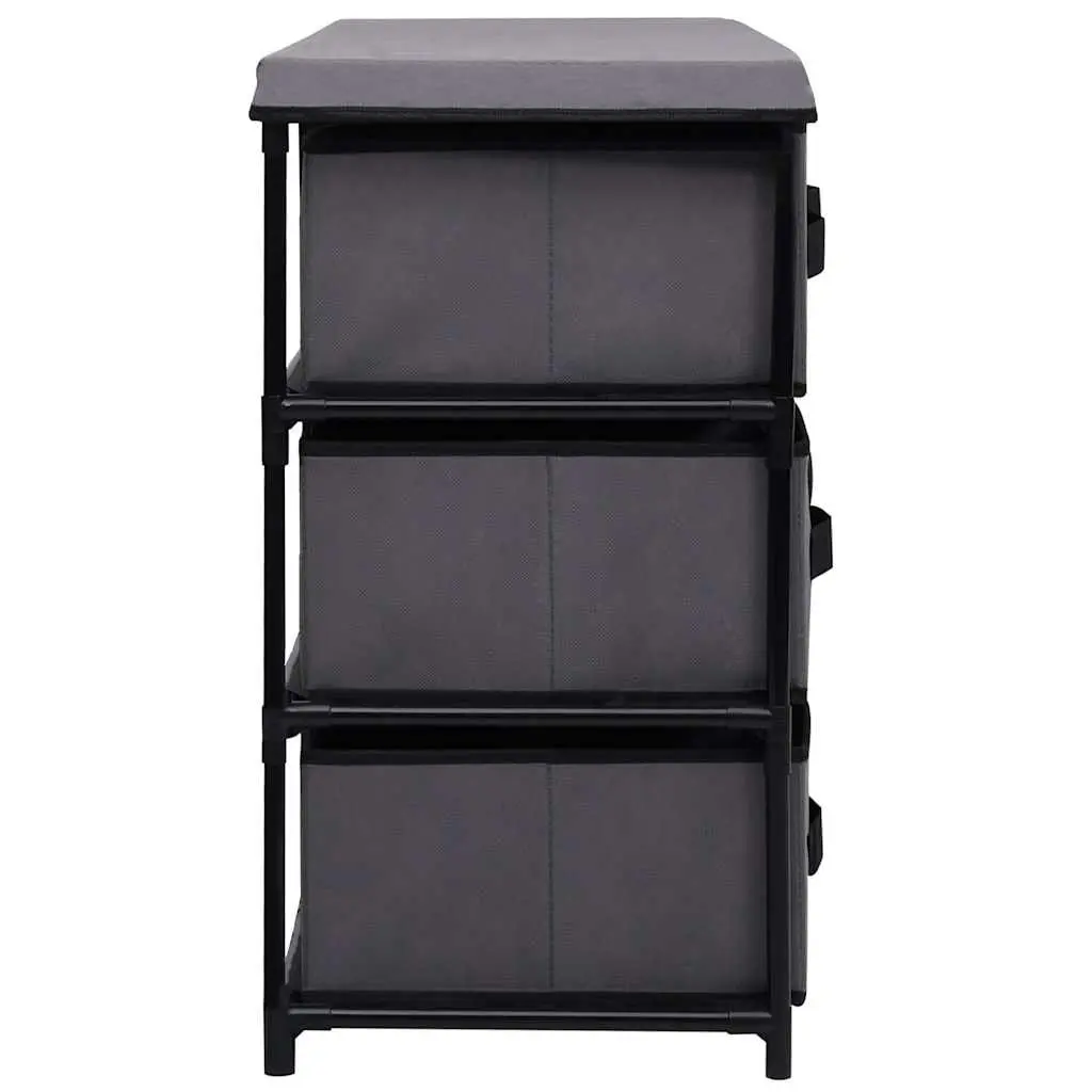 Storage Cabinet 6 Drawers Grey Chest Organiser Bedroom Living Room